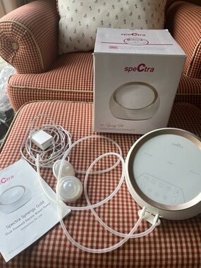 Spectra Synergy Gold Dual Motor Breast Pump with accessories